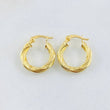 Emmi Hoop Earrings 1.45gr / 3/4 in / 18K Gold ©