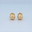 Stud Earrings Bead 0.7gr / 6mm Yellow Gold 18K &