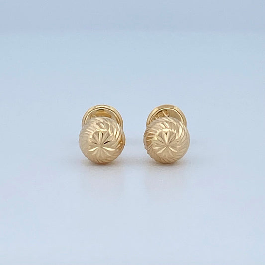 Topos Bola 6mm 0.65gr / Oro Amarillo 18K &