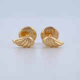 Stud Earrings Wings 0.45gr / 18K Yellow Gold $