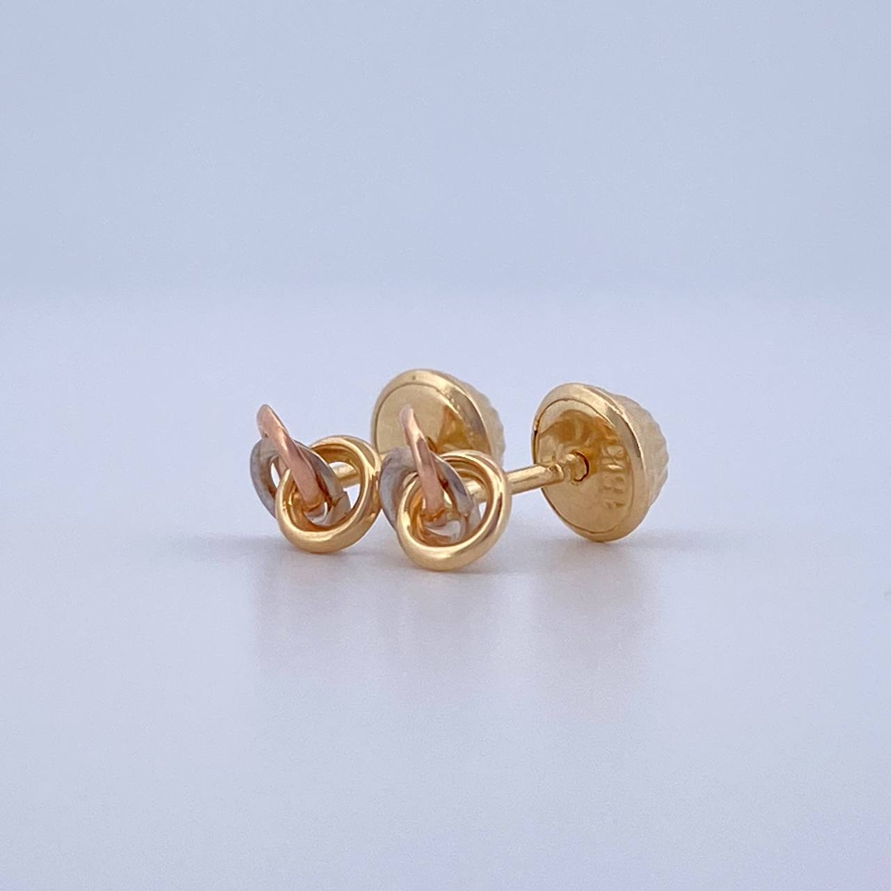 Topos Helice 0.55gr / 5mm Tres Oros 18K $