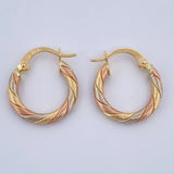 Hoop Earrings Lula 1.35gr / 1.8cm / 18K Gold $
