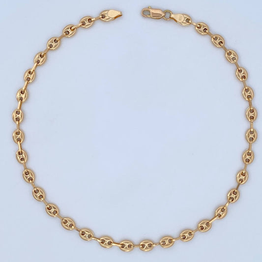 GC Anklet 5gr / 25.6cm / 10.1in / 18K Gold $