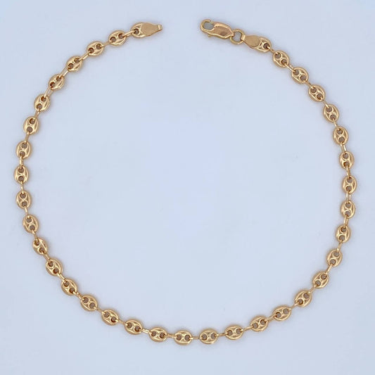 GC Anklet 4.1gr / 26.7cm (10.5in) / 18K Gold $