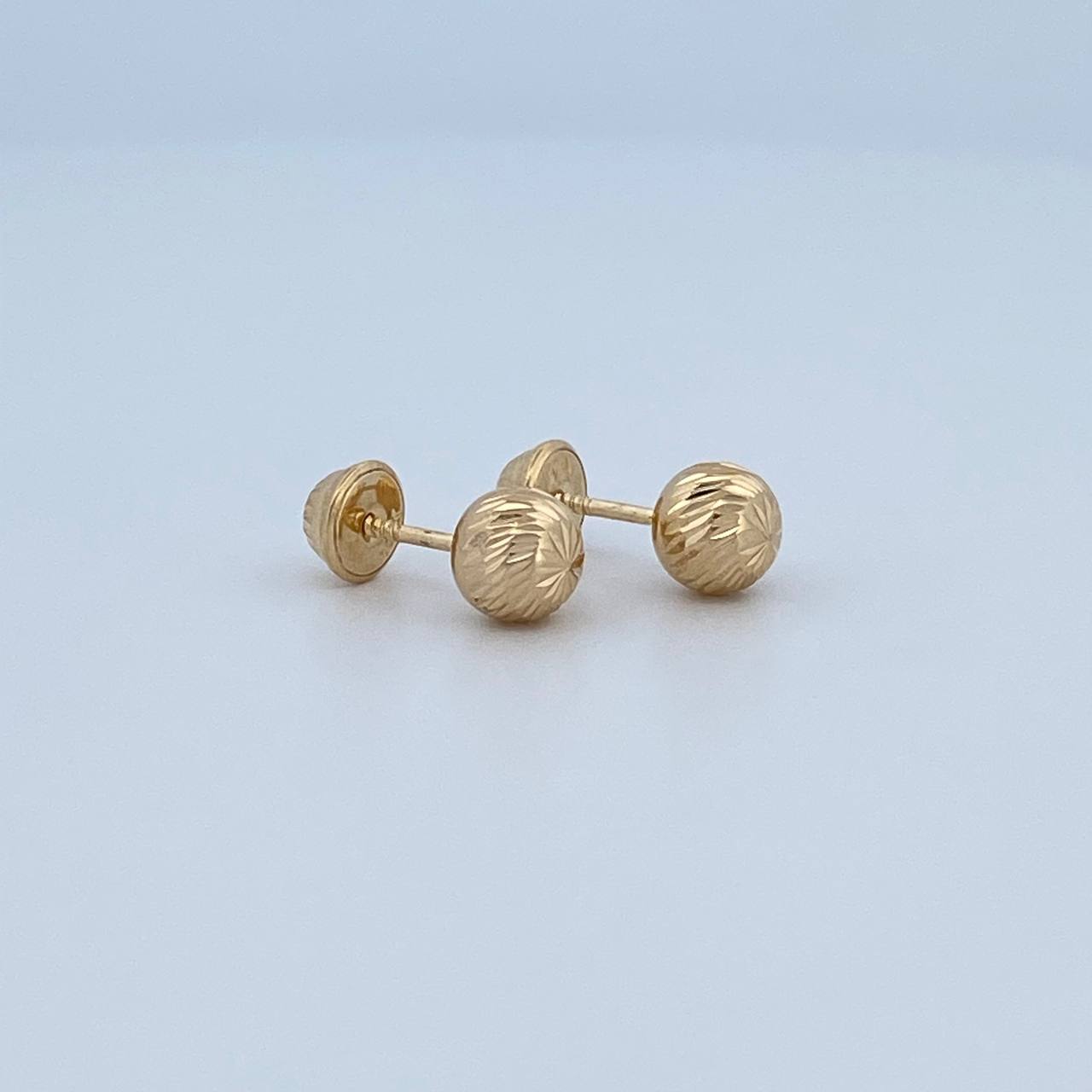 Stud Earrings 0.75gr / 18K Gold &