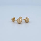Stud Earrings 0.75gr / 18K Gold &