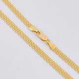 Cadena China 8.45 g / 23 3/4 in / 4.3 mm Oro Amarillo 18K