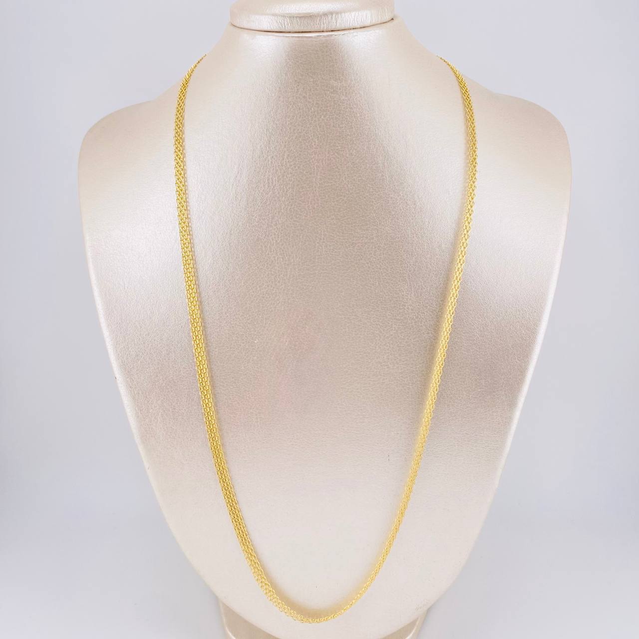 Cadena China 8.45 g / 23 3/4 in / 4.3 mm Oro Amarillo 18K