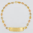 Pulso Gc Placa curva rectangular 2.6g / 7 1/4 in / 4.1mm Tres Oros 18K