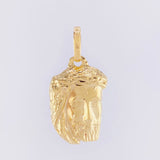 Pendant Christ Face 4.45g / 1 1/2 in 18K Yellow Gold