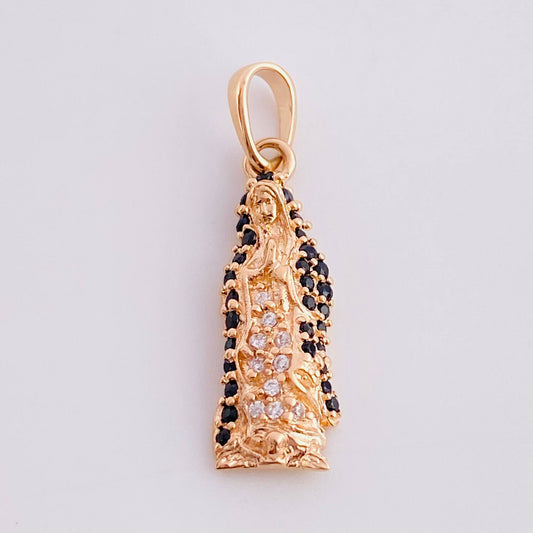 Dije Virgen de guadalupe 1.65g / 1 in Oro Rosa 18K