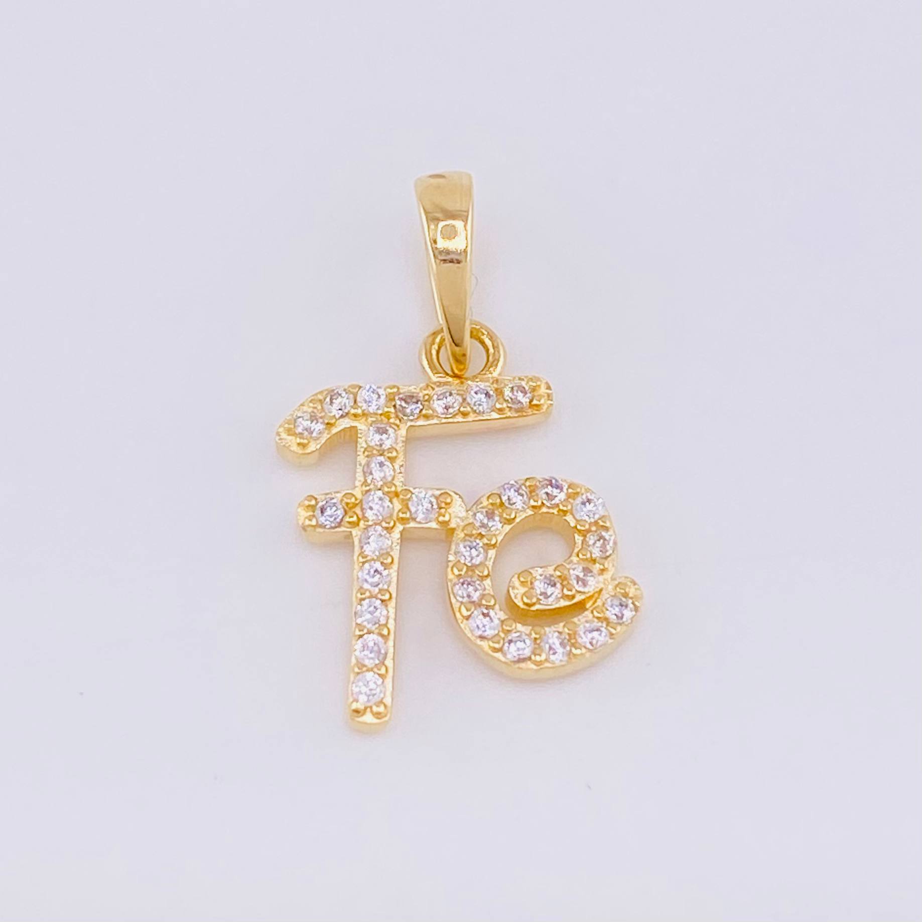 Pendant Faith 1.45g / 3/4 in 18K Yellow Gold