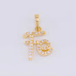 Pendant Faith 1.45g / 3/4 in 18K Yellow Gold