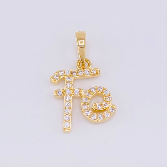 Pendant Faith 1.45g / 3/4 in 18K Yellow Gold