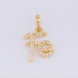 Pendant Faith 1.45g / 3/4 in 18K Yellow Gold