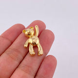 Dije Oso manito levantada 4.75g / 1 in Oro Amarillo 18K
