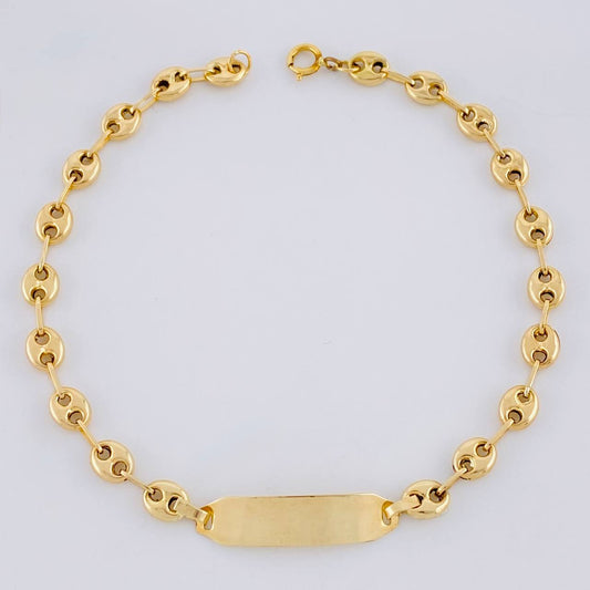 Bracelet Gc Hexagonal 2.15g / 7 in / 4.1mm Yellow Gold 18K
