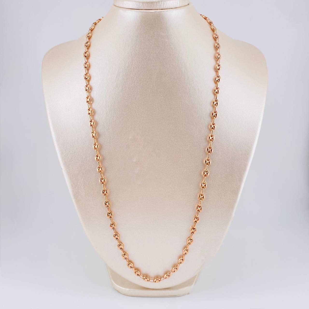 Cadena Gc 10g / 24 in / 5.1mm Oro Rosa 18K