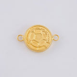 Herraje Escudo selección 0.75g / 3/4 in Oro Amarillo 18K
