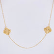 Cadena Aro Seguido Trebol 5.05gr / 19 3/4 in / 1.1mm Oro Amarillo 18K