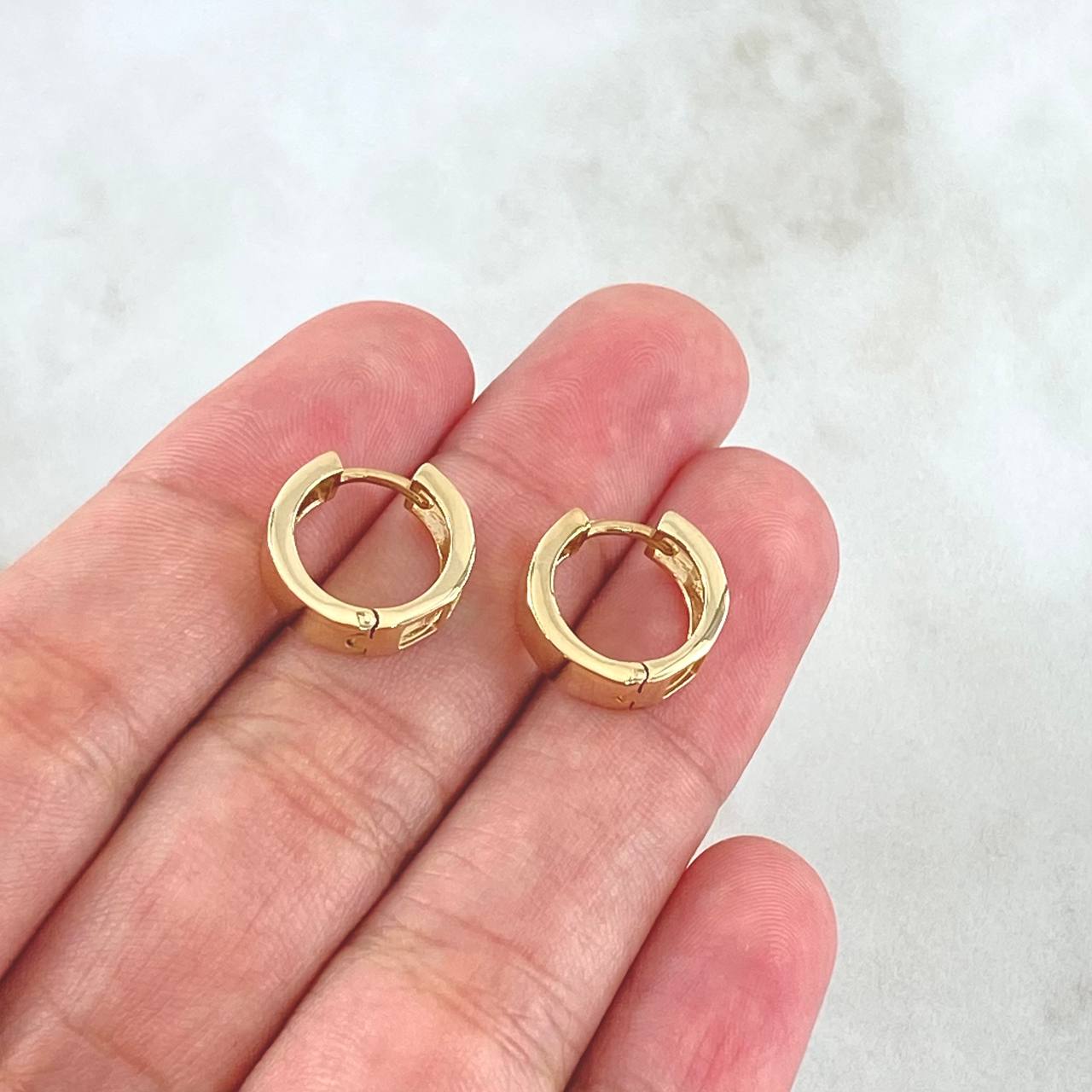 Candongas Mela 3.25gr / 1.3cm / Oro Amarillo 18K