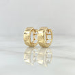 Hoop Earrings Apple 3.45gr / 1.3cm / 18K Yellow Gold ©