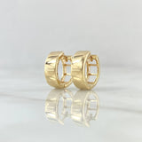 Candongas Mela 3.25gr / 1.3cm / Oro Amarillo 18K