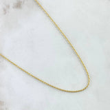Rope Chain 1.05gr / 60cm / 1.3mm Yellow Gold +3 18K ©