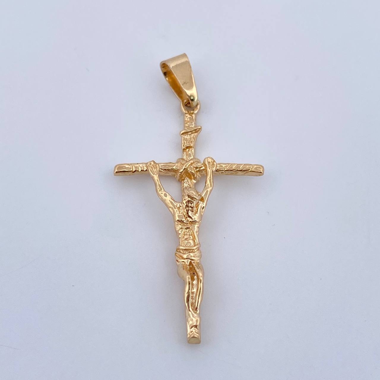 Pendant Cross Christ 3.45gr / 4.4cm / 18K Yellow Gold $