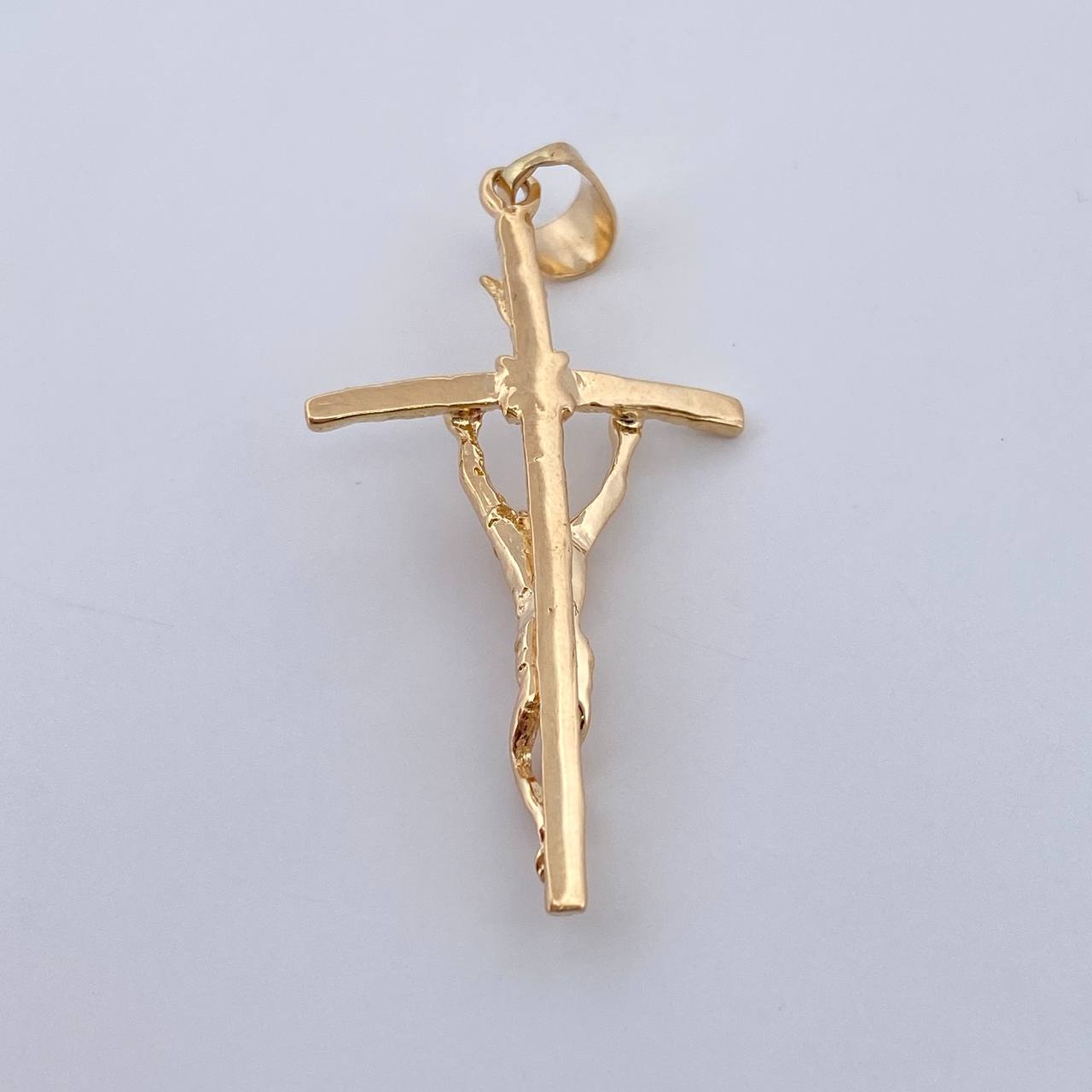 Pendant Cross Christ 3.45gr / 4.4cm / 18K Yellow Gold $