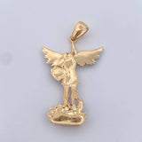 Dije San Miguel Arcangel 7gr / 5cm / Tres Oros 18K $