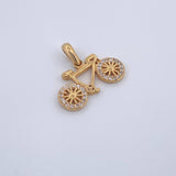 Bicycle Pendant 1.9gr / 18K Gold