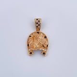 Horse Shoe Pendant 4.65gr / 18K Rose Gold &