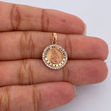 Pendant Virgin of Carmen 1.95gr / 18K Rose Gold &