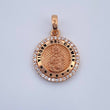 Pendant Virgin of Carmen 1.95gr / 18K Rose Gold &