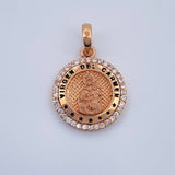 Pendant Virgin of Carmen 1.95gr / 18K Rose Gold &