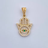 Hamsa Hand Pendant 1.35gr / 18K Gold +0$