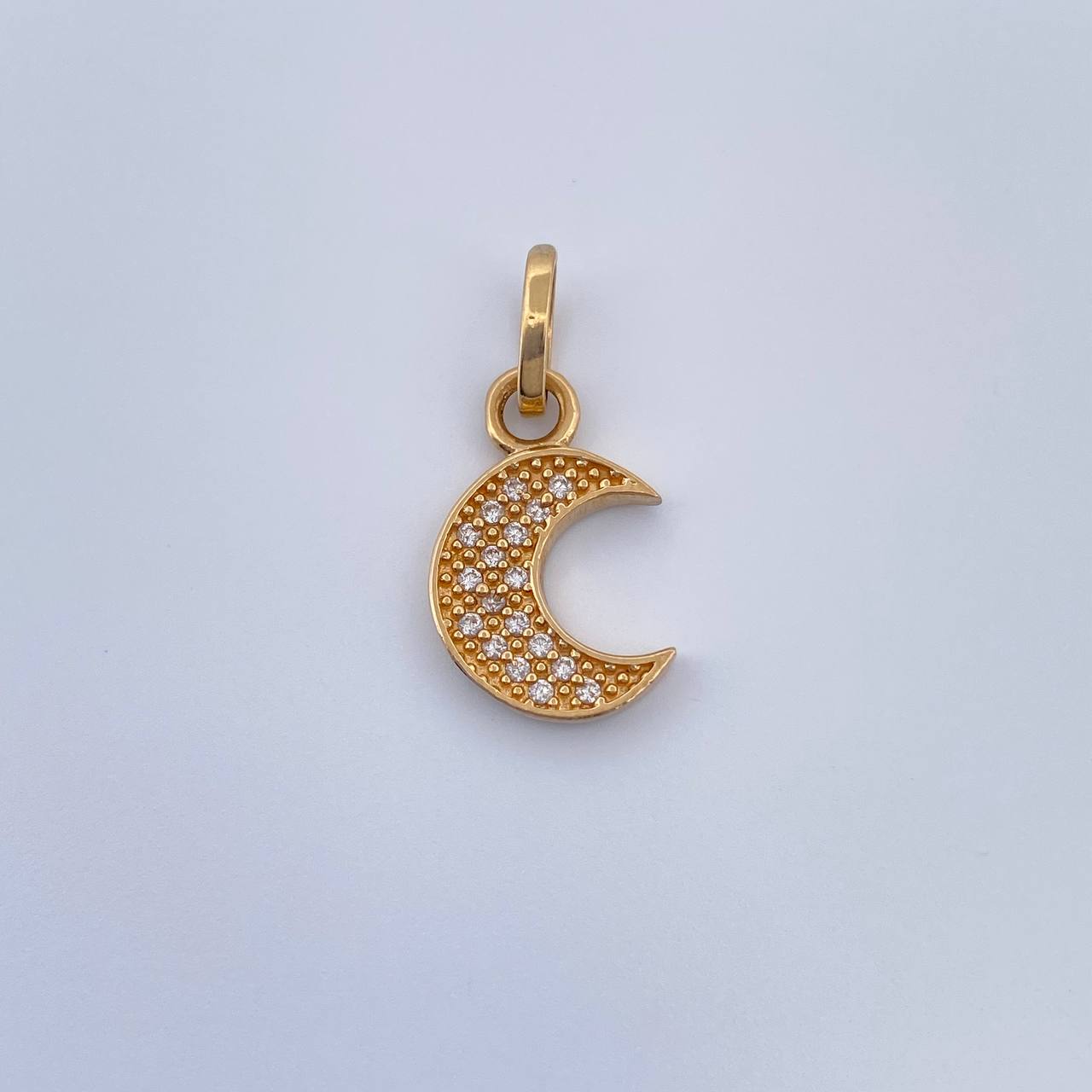 Moon Pendant 1gr / 18K Yellow Gold &