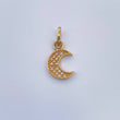 Moon Pendant 1gr / 18K Yellow Gold &