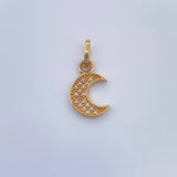 Moon Pendant 1gr / 18K Yellow Gold &