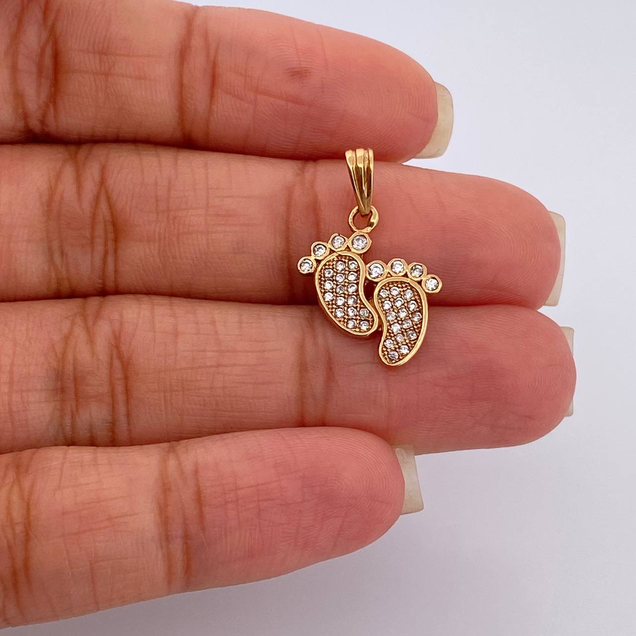Pendant Feet 1.55gr / 18K Gold