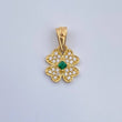 Pendant Flower 0.8gr / 18K Yellow Gold &