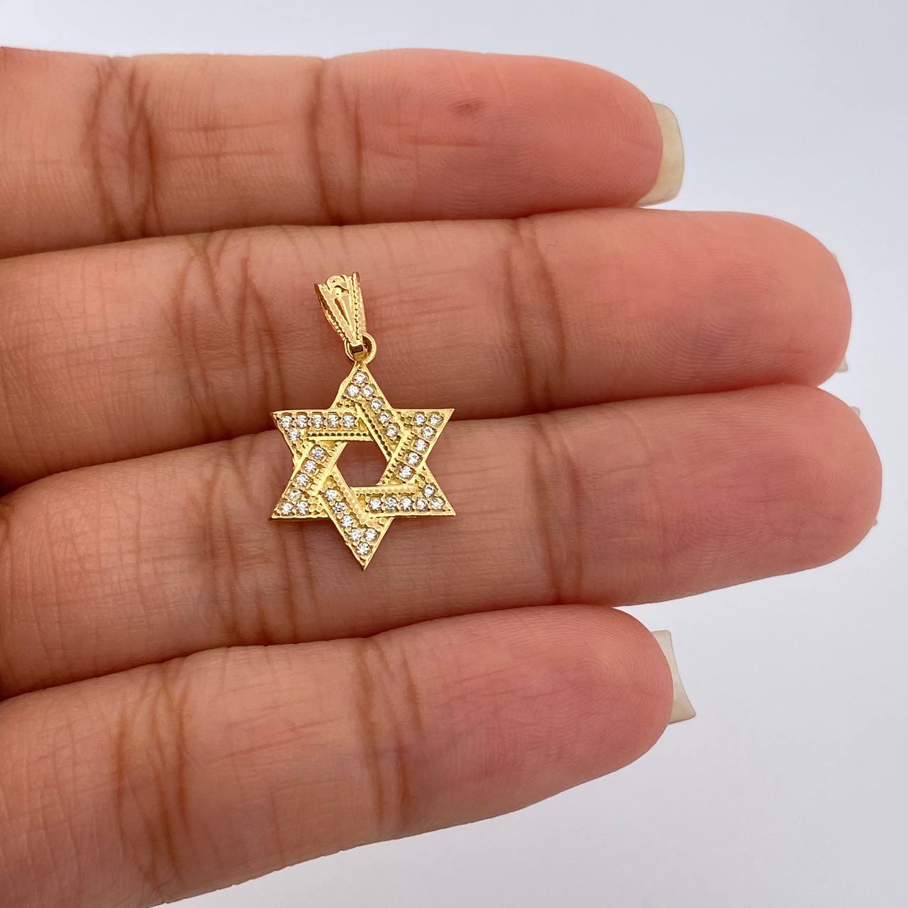 Star of David Pendant 1.1gr / 18K Gold +0$
