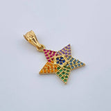 Pendant Star 1.3gr / 18K Gold
