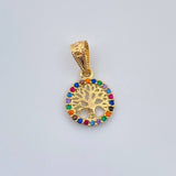 Pendant Tree of Life 0.55gr / 18K Yellow Gold &