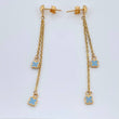 Stud Earrings 2.1gr / 2.5in / 18K Gold