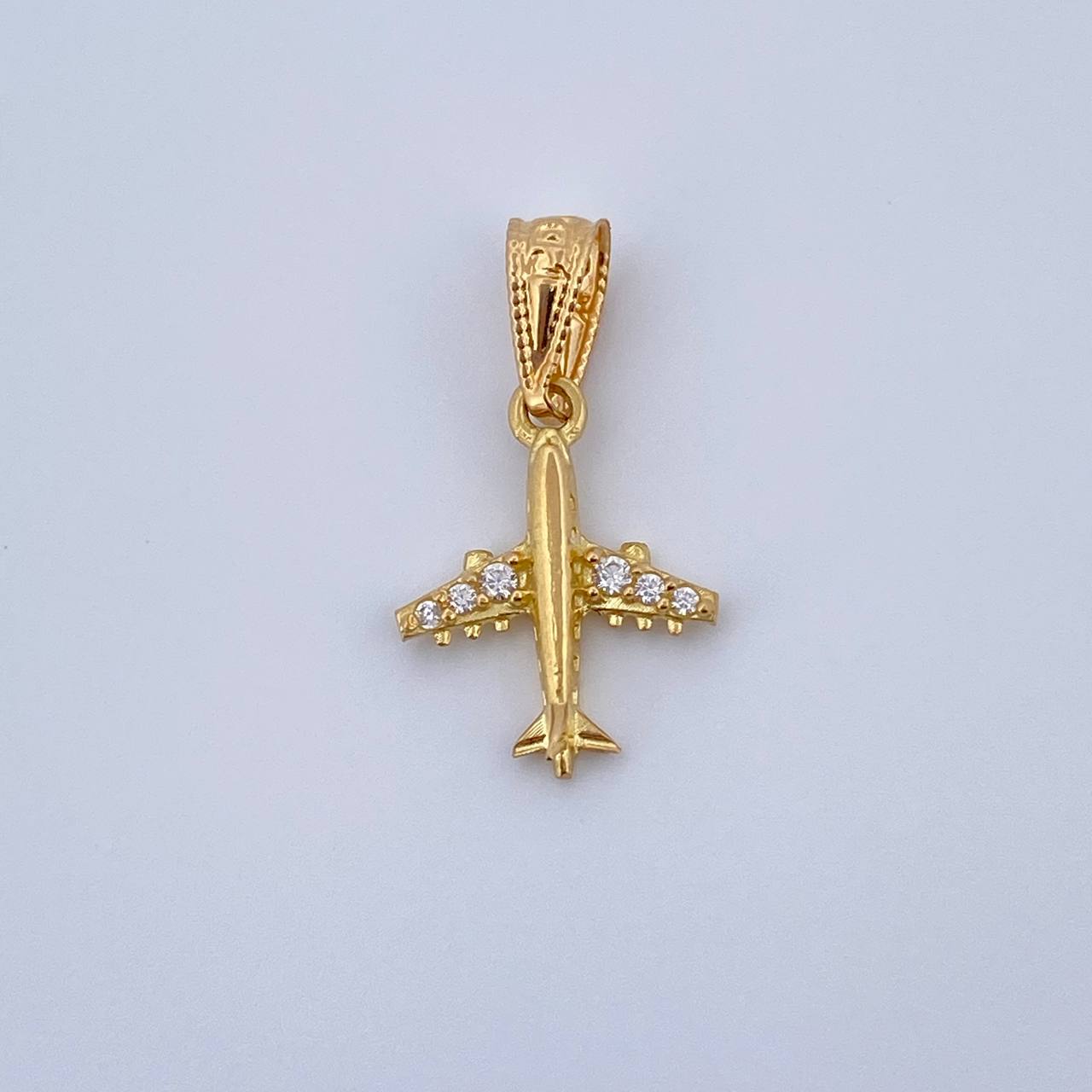 Pendant Airplane 0.55gr / 18K Yellow Gold &
