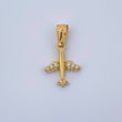 Pendant Airplane 0.55gr / 18K Yellow Gold &