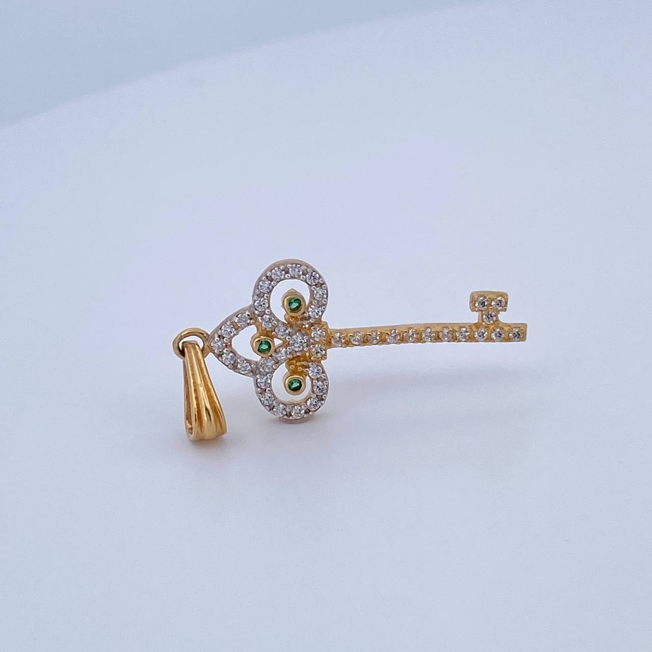 Pendant Key Crown 1.4gr / 18K Gold