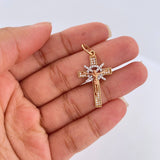 Dije Cruz Cristo 2.55gr / Tres Oros 18K &